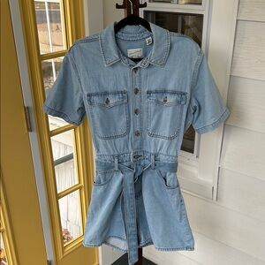 Universal Thread Light Blue Denim Jumpsuit